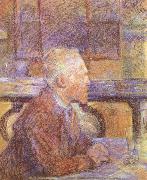 Henri de toulouse-lautrec Portrait of Vincent van Gogh oil painting on canvas